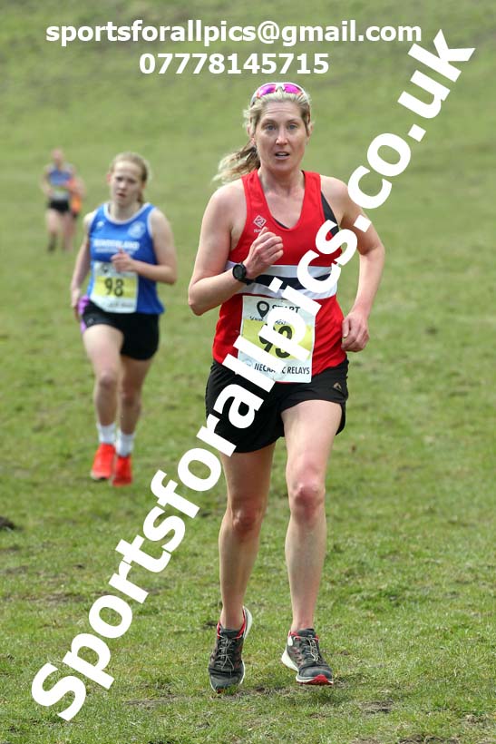 Masters men 2021 NECAA Cross Country Relays, Thornley Farm, Peterlee, Saturday, April 10th. Photo: David T. Hewitson/Sports for All Pics